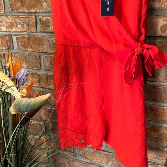 BNWT ONE ❤️ CLOTHING, L.A., WOMEN’S RED ROMPER. WOMEN’S SIZE MEDIUM - Picture 4 of 6